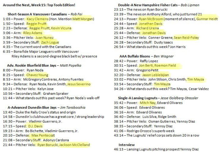 Around The Nest Tools Survey