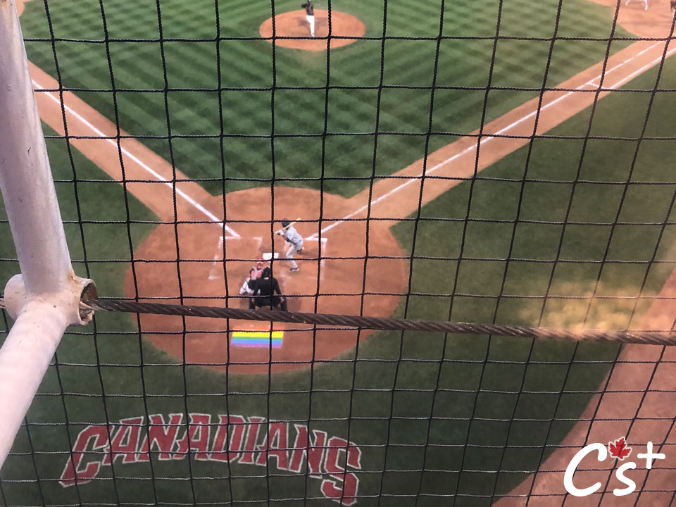 Vancouver Canadians Pride Night Pride Flag Home Plate
