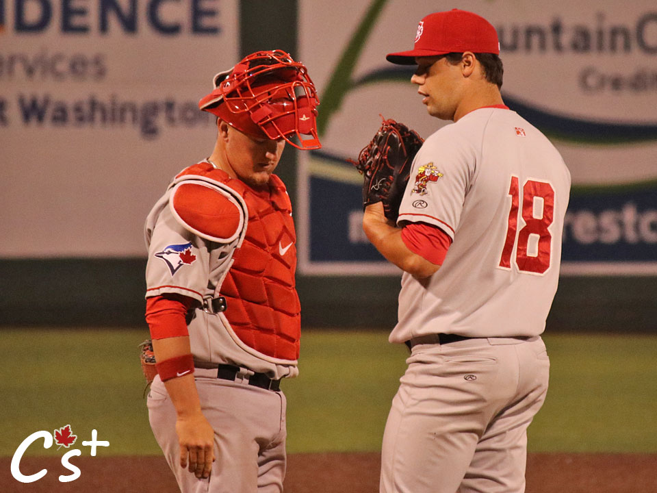 Vancouver Canadians Gage Burland Brett Wright