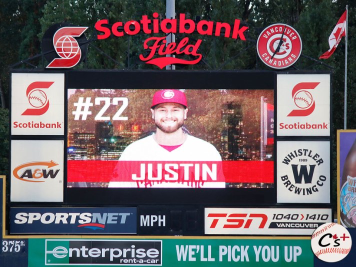 Vancouver Canadians Justin Dillon