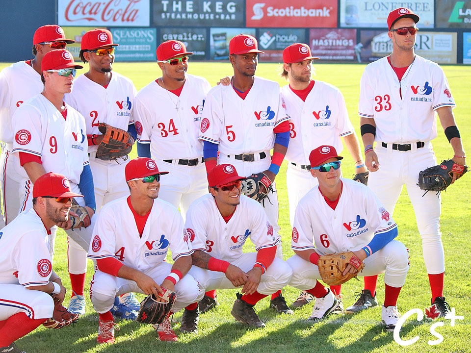 Vancouver Canadians Montreal Expos uniforms
