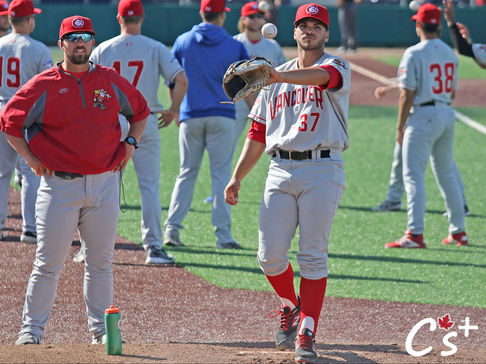 Vancouver Canadians Luis Quinones