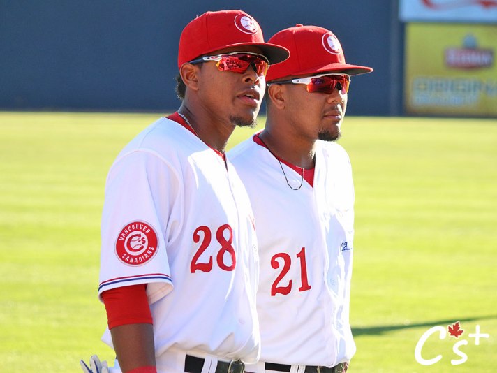 Vancouver Canadians McGregory Contreras Bryan Lizardo