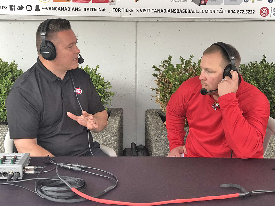 Vancouver Canadians Rob Fai Aaron Mathews