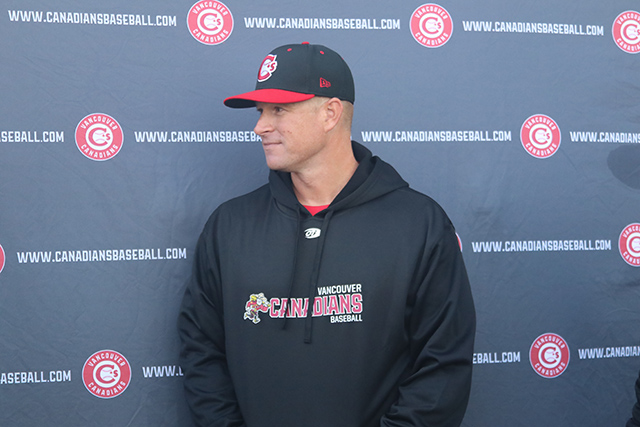 Vancouver Canadians manager Brent Lavallee
