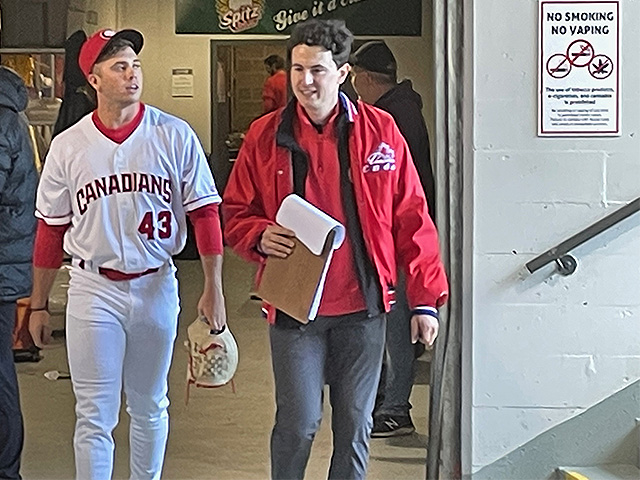 Vancouver Canadians Hunter Gregory Tyler Zickel