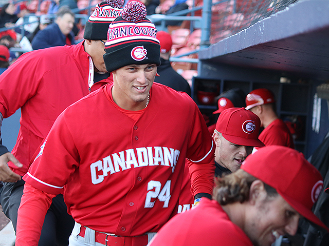 Vancouver Canadians Riley Tirotta