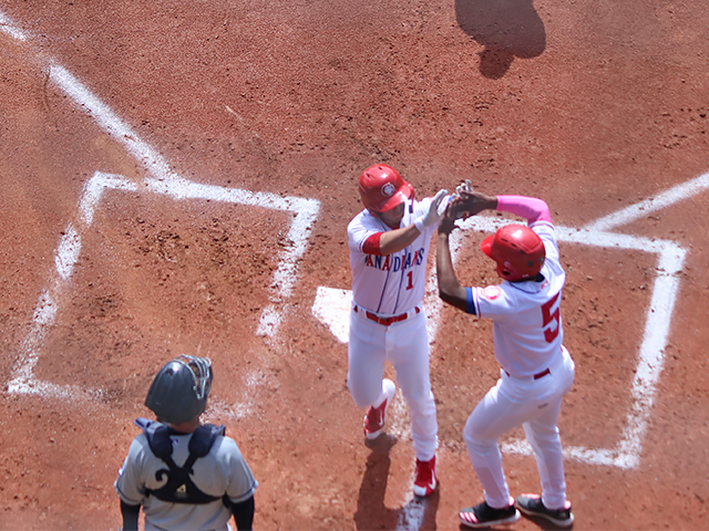Vancouver Canadians Davis Schneider Miguel Hiraldo