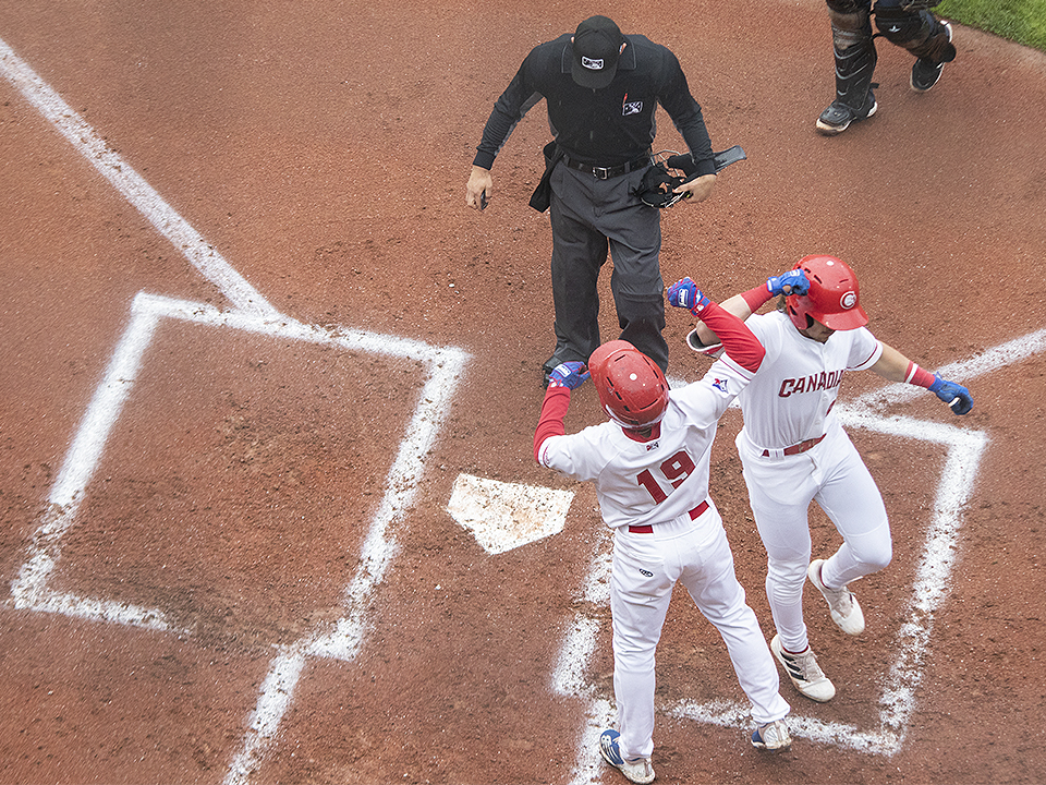 Vancouver Canadians Addison Barger Steward Berroa