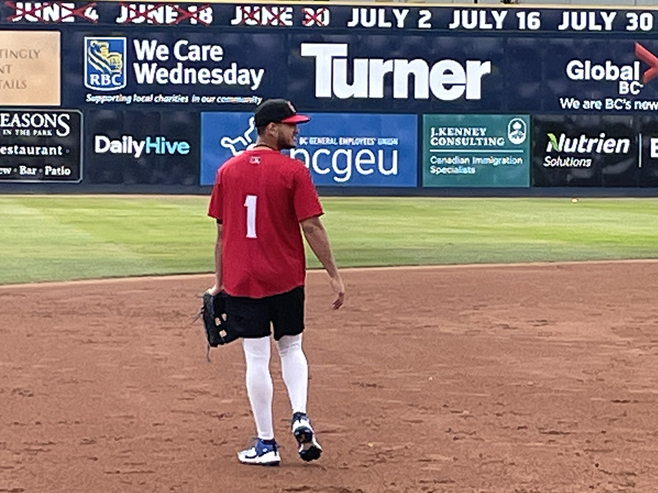 Vancouver Canadians Glenn Santiago