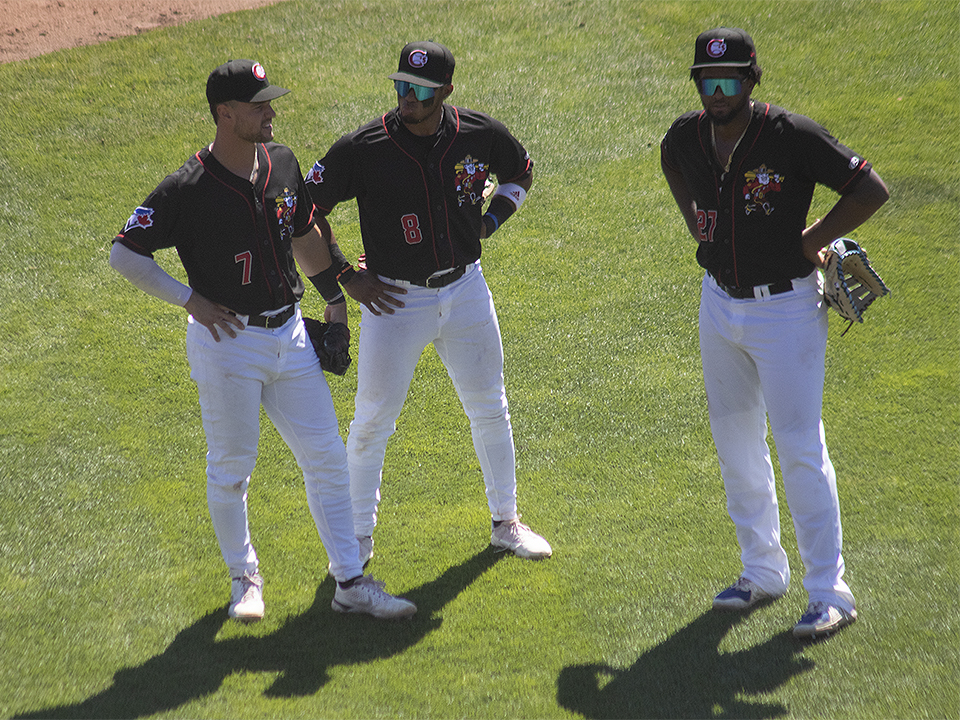 Vancouver Canadians Damiano Palmegiani Leo Jiménez Rainer Nunez