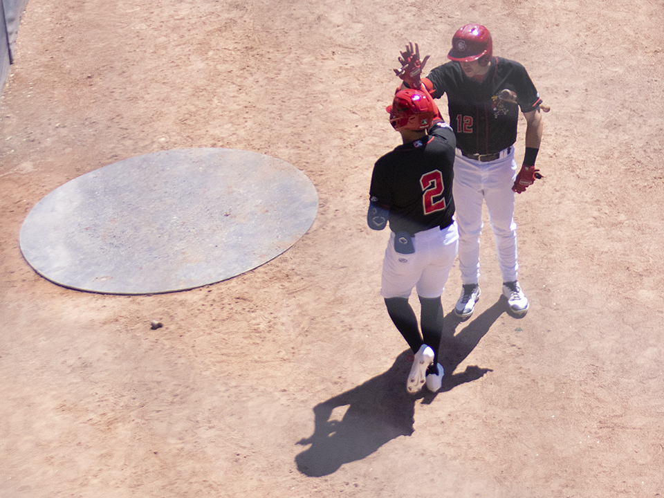 Vancouver Canadians Gabby Martinez P.K. Morris