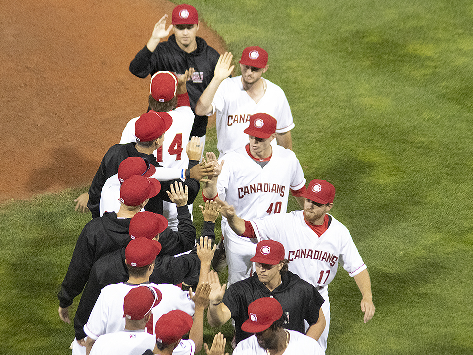 Vancouver Canadians Garrett Farmer Justin Kelly