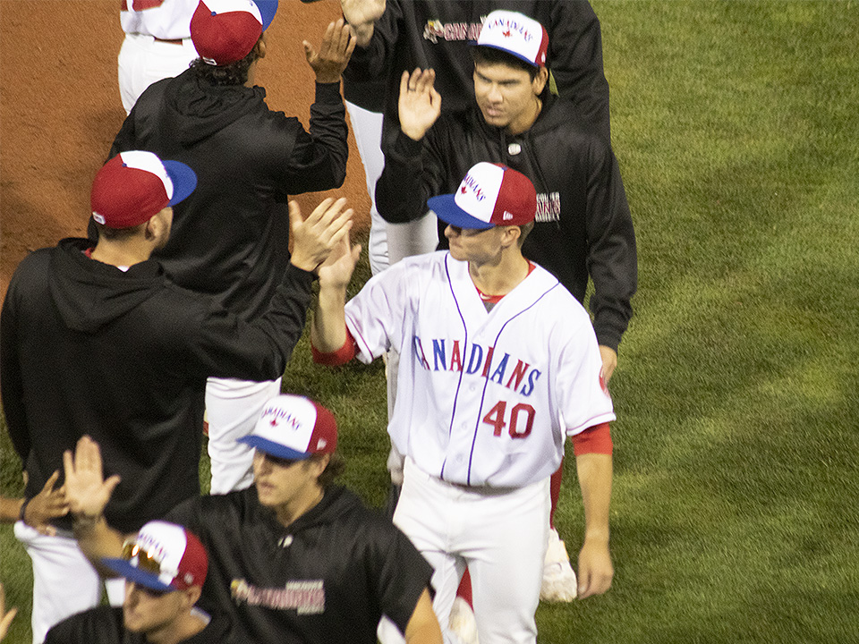 Vancouver Canadians Justin Kelly