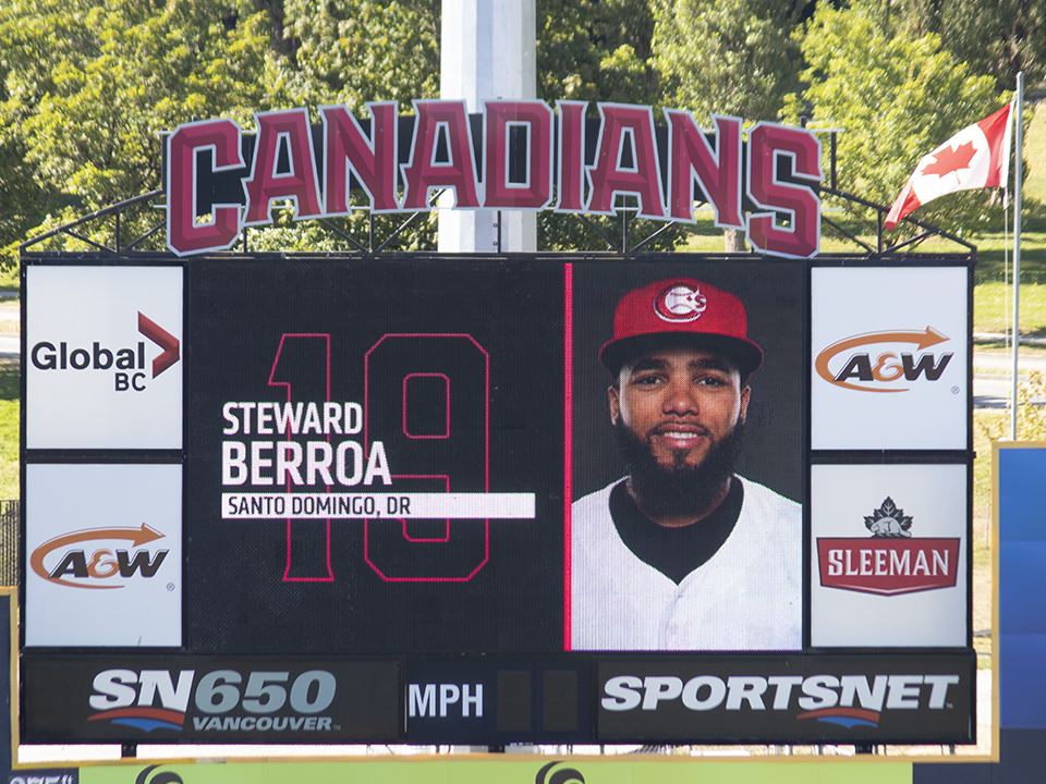Vancouver Canadians Steward Berroa