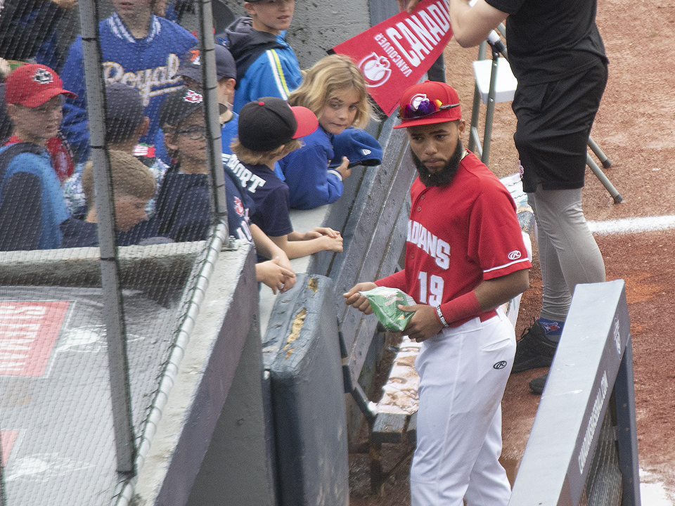 Vancouver Canadians Steward Berroa