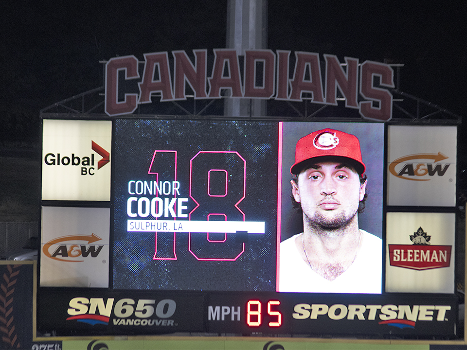 Vancouver Canadians Connor Cooke