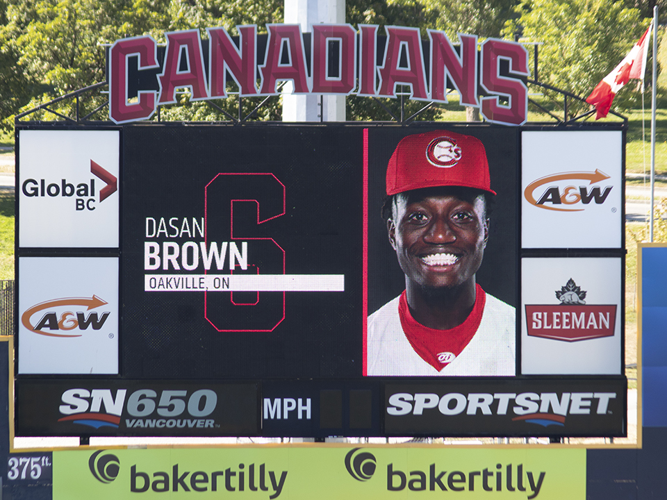 Vancouver Canadians Dasan Brown