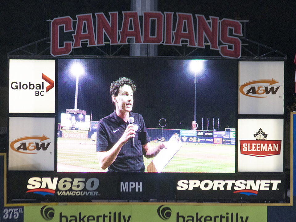 Vancouver Canadians Tyler Zickel