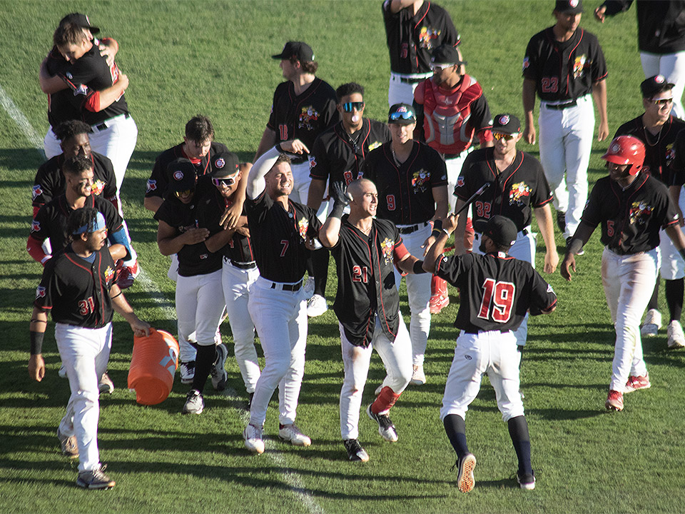 Vancouver Canadians Andrés Sosa Walkoff Celebration
