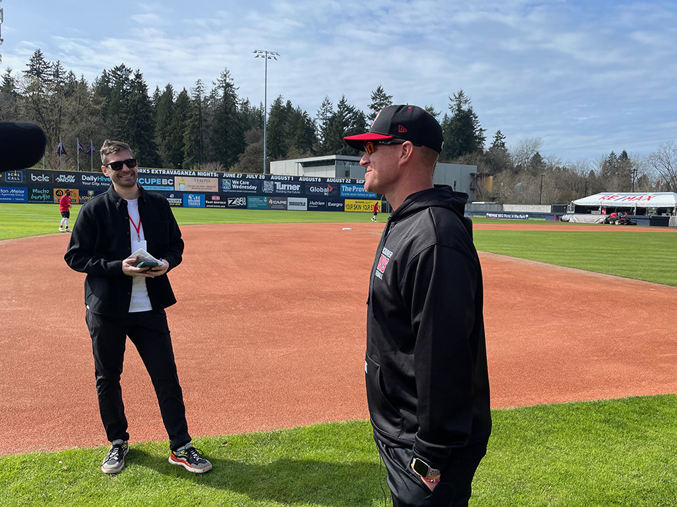 Vancouver Canadians manager Brent Lavallee