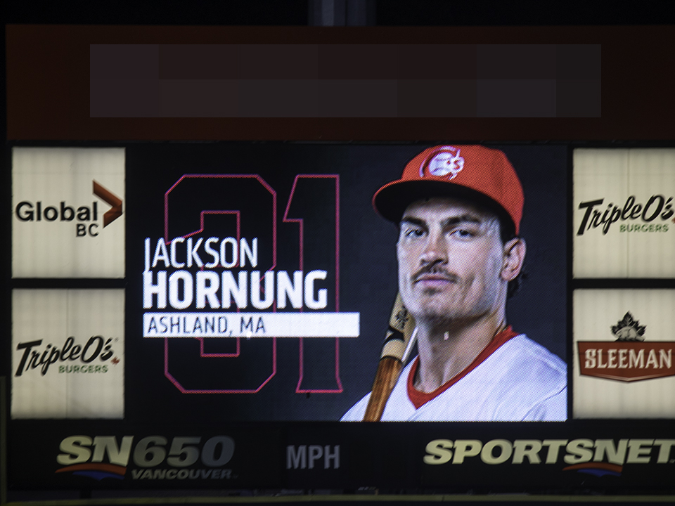 Vancouver Canadians Jackson Hornung