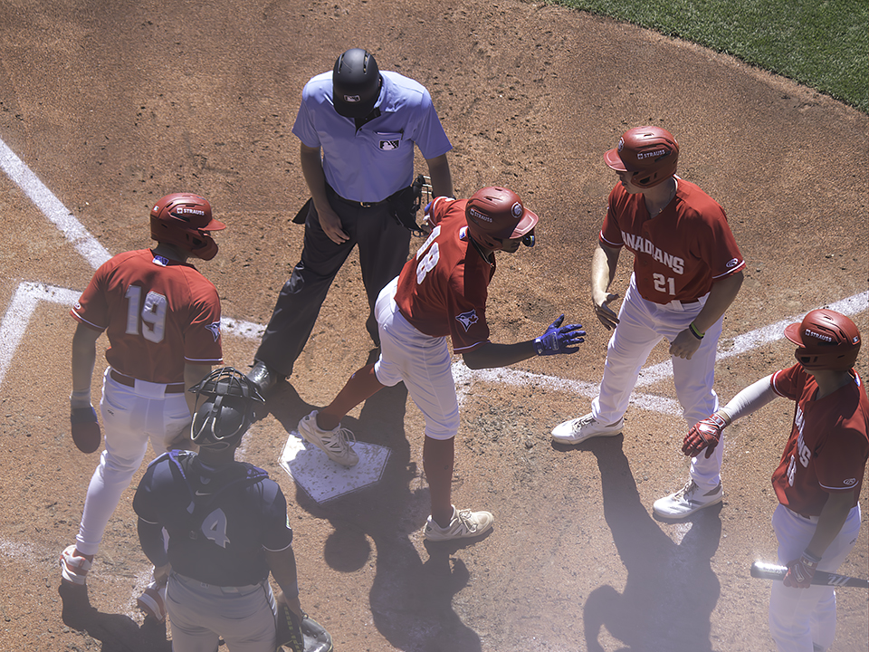 Vancouver Canadians Arjun Nimmala Home Run